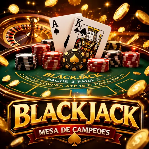 Celular em modo retrato exibindo uma mão de blackjack em andamento