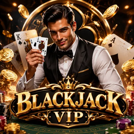 Mesa VIP de blackjack em ambiente sofisticado iluminado